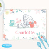 Personalised Tiny Tatty Teddy Woodland Animal Placemat: 3 - Placemats