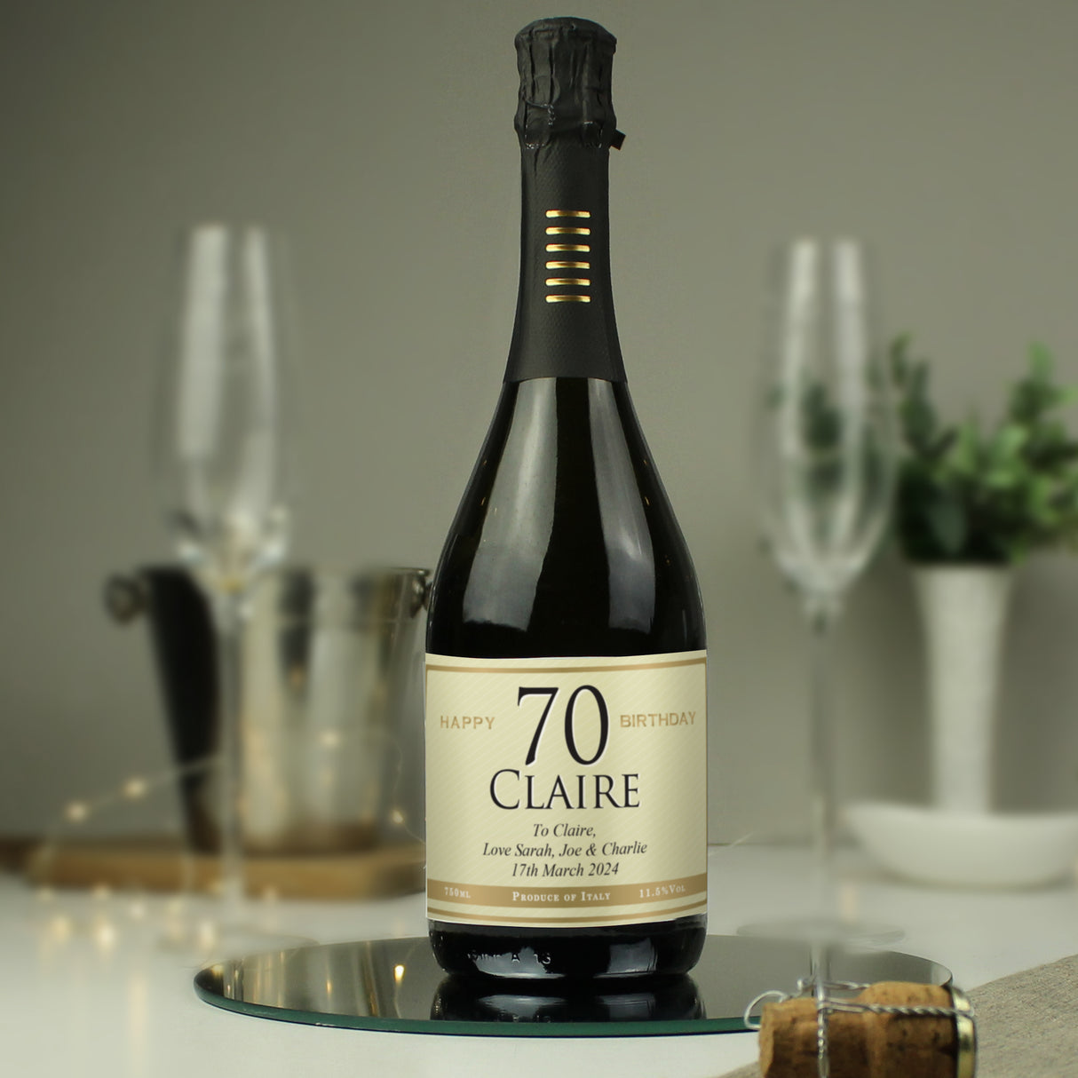 Personalised Big Age Birthday Prosecco - Prosecco at Gift Moments