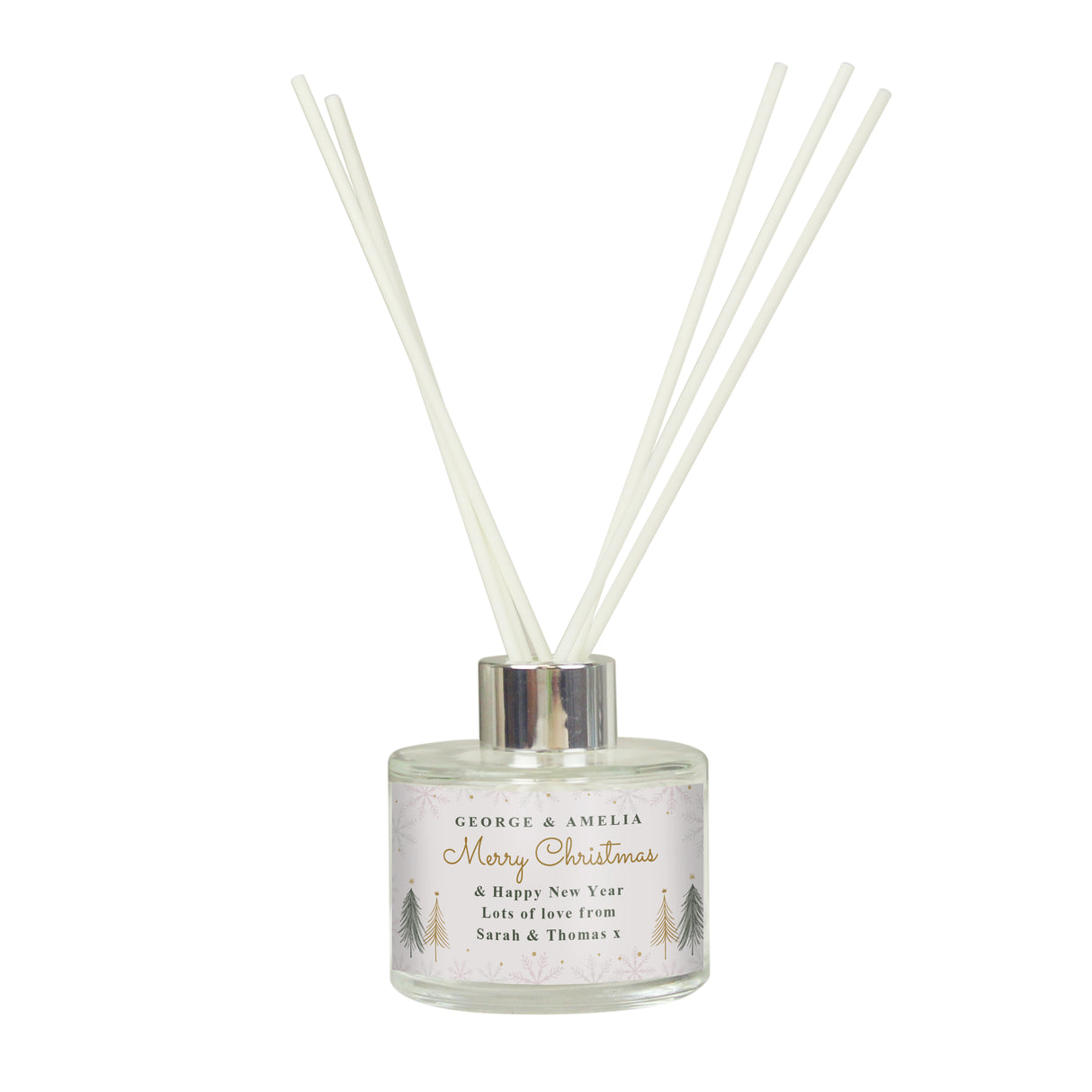 Personalised Christmas Tree Diffuser - Reed Diffusers at Gift Moments