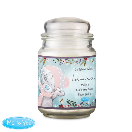 Personalised Me to You Cosy Winter Large Candle Jar - Candles at Gift Moments