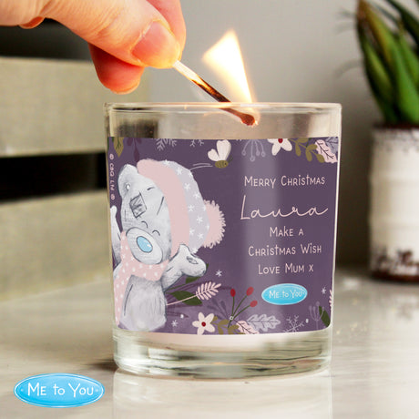 Personalised Me to You Cosy Winter Candle Jar - Candles at Gift Moments