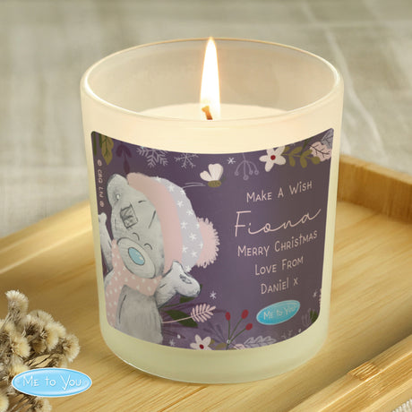 Personalised Me to You Cosy Winter Candle Jar - Candles at Gift Moments