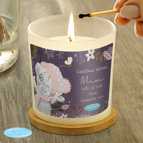 Personalised Me to You Cosy Winter Candle Jar - Candles at Gift Moments