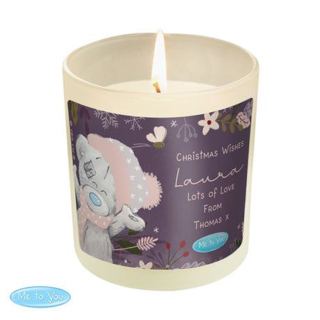 Personalised Me to You Cosy Winter Candle Jar - Candles at Gift Moments