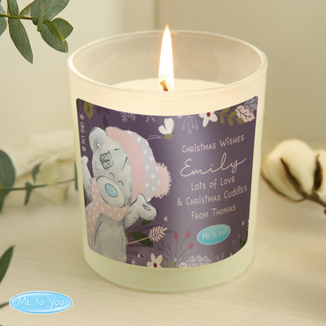 Personalised Me to You Cosy Winter Candle Jar - Candles at Gift Moments