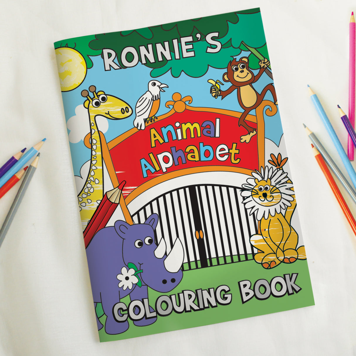 Personalised Zoo Colouring Book - Books at Gift Moments