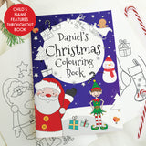 Personalised Its Christmas Elf Colouring Book - Books at Gift Moments