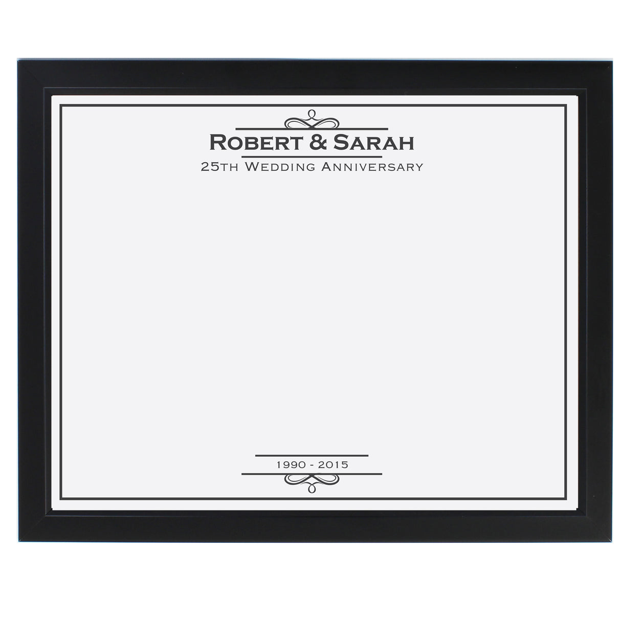 Personalised Occasion Black Signing Framed Print - Framed Prints at Gift Moments