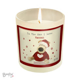 Personalised Boofle Christmas Love Scented Jar Candle - Candles at Gift Moments