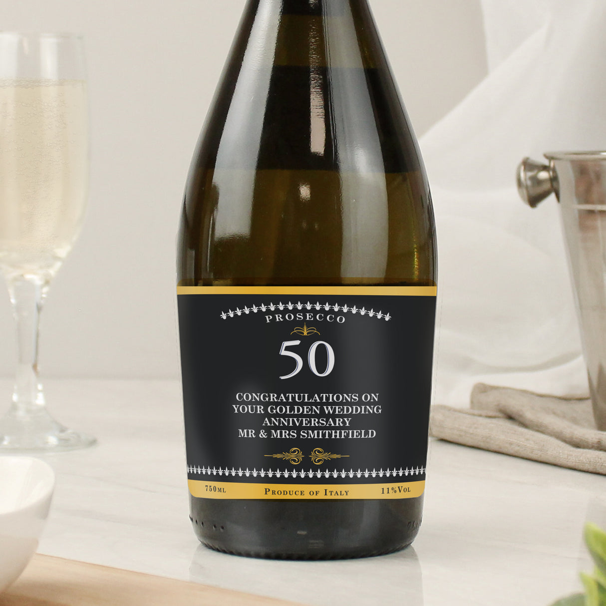 Personalised Birthday And Anniversary Bottle of Prosecco - Prosecco at Gift Moments