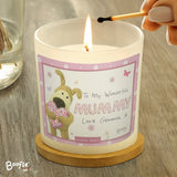 Personalised Boofle Flowers Scented Jar Candle - Candles at Gift Moments