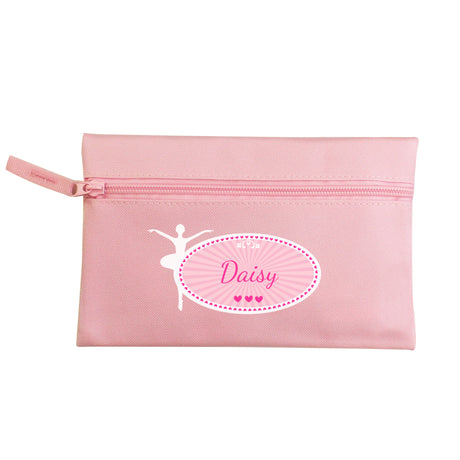 Personalised Ballerina Pink Pencil Case - Pencil Cases & Sets at Gift Moments