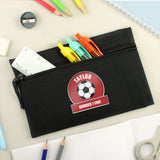 Personalised Red Football Fan Pencil Case - Pencil Cases & Sets at Gift Moments