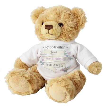 Personalised Garden Bloom Message Teddy Bear - Teddy Bears & Soft Toys at Gift Moments