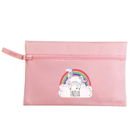 Personalised Unicorn Pink Pencil Case - Pencil Cases & Sets at Gift Moments