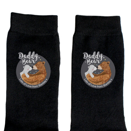 Personalised Daddy Bear Men’s Socks: 4 - Clothing By Gift Moments