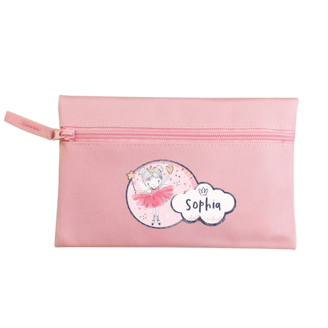 Personalised Fairy Princess Pink Pencil Case - Pencil Cases & Sets at Gift Moments