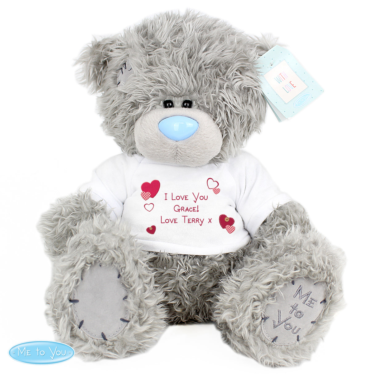 Personalised Me to You Bear Hearts - Teddy Bears & Soft Toys at Gift Moments