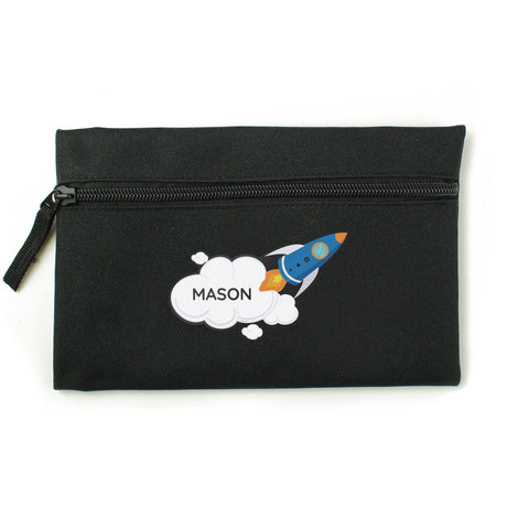 Personalised Space Rocket Pencil Case - Pencil Cases & Sets at Gift Moments