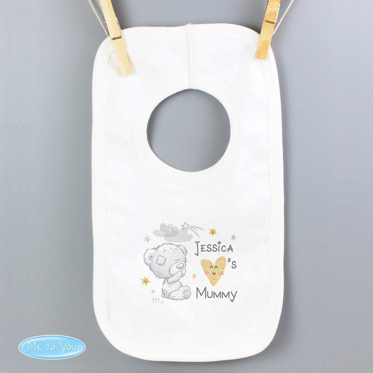 Personalised Tiny Tatty Teddy Baby Bib: 7 - Baby Clothing