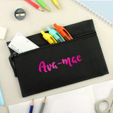 Personalised Pink Name Pencil Case - Pencil Cases & Sets at Gift Moments