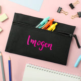 Personalised Pink Name Pencil Case - Pencil Cases & Sets at Gift Moments