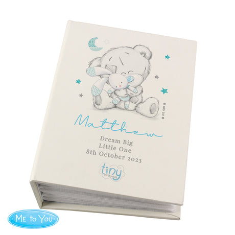 Personalised Tiny Tatty Teddy Blue 6x4 Photo Album with Sleeves - Photo Albums at Gift Moments