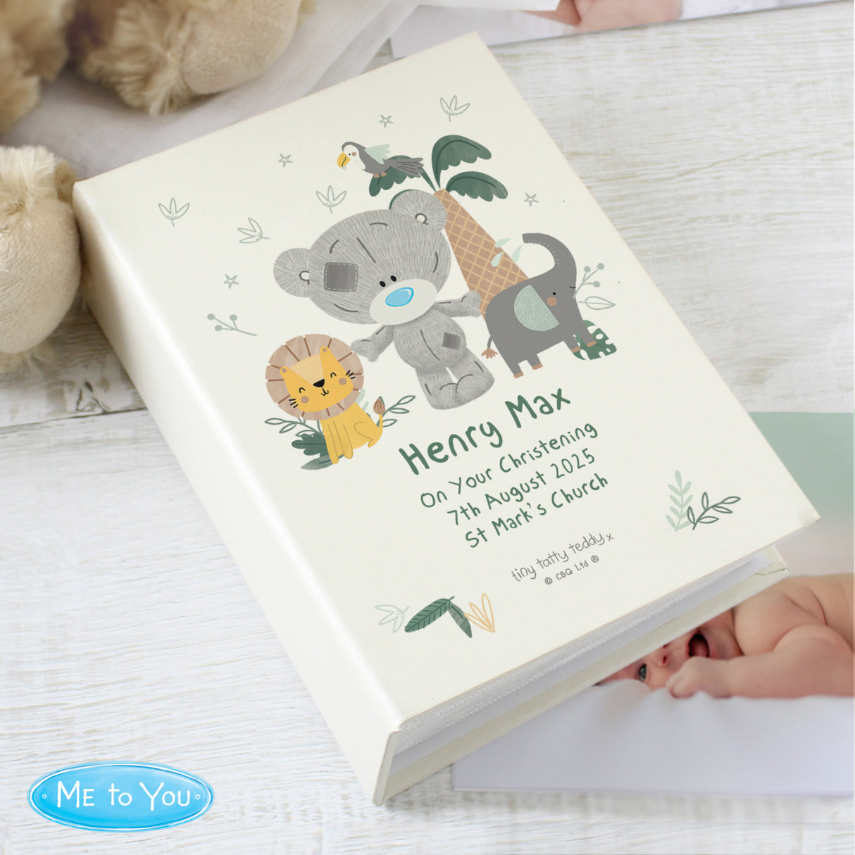 Personalised Tiny Tatty Teddy Jungle Animals Photo Album: 1 - Photo Albums