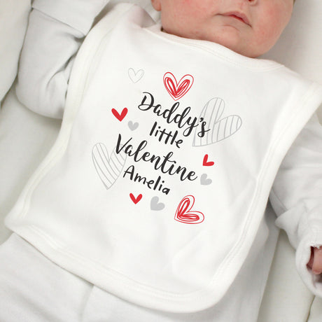 Personalised Little Valentine Baby Bib - Baby Clothing at Gift Moments