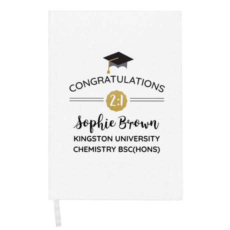 Personalised Graduation A5 Notebook - Notebooks at Gift Moments