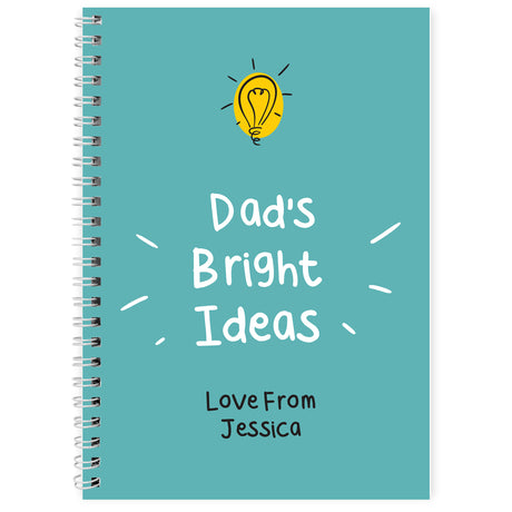 Personalised Bright Ideas A5 Notebook - Notebooks at Gift Moments