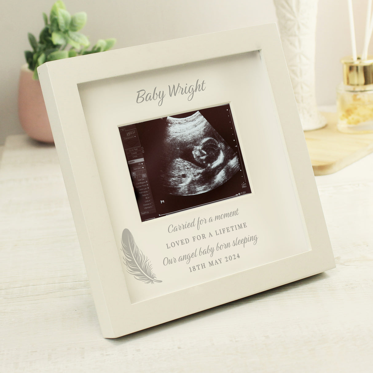 Personalised Baby Scan Memorial Photo Frame: 1 - Photo Frames By Gift Moments