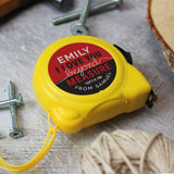 Personalised Beyond Measures Tape Measure - Tools at Gift Moments