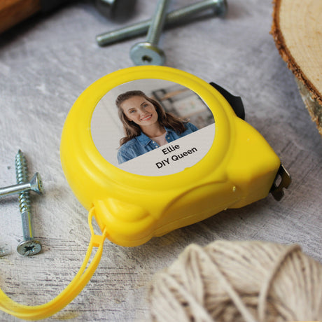 Personalised Photo Upload Tape Measure - Tools at Gift Moments