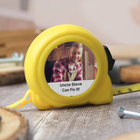 Personalised Photo Upload Tape Measure - Tools at Gift Moments