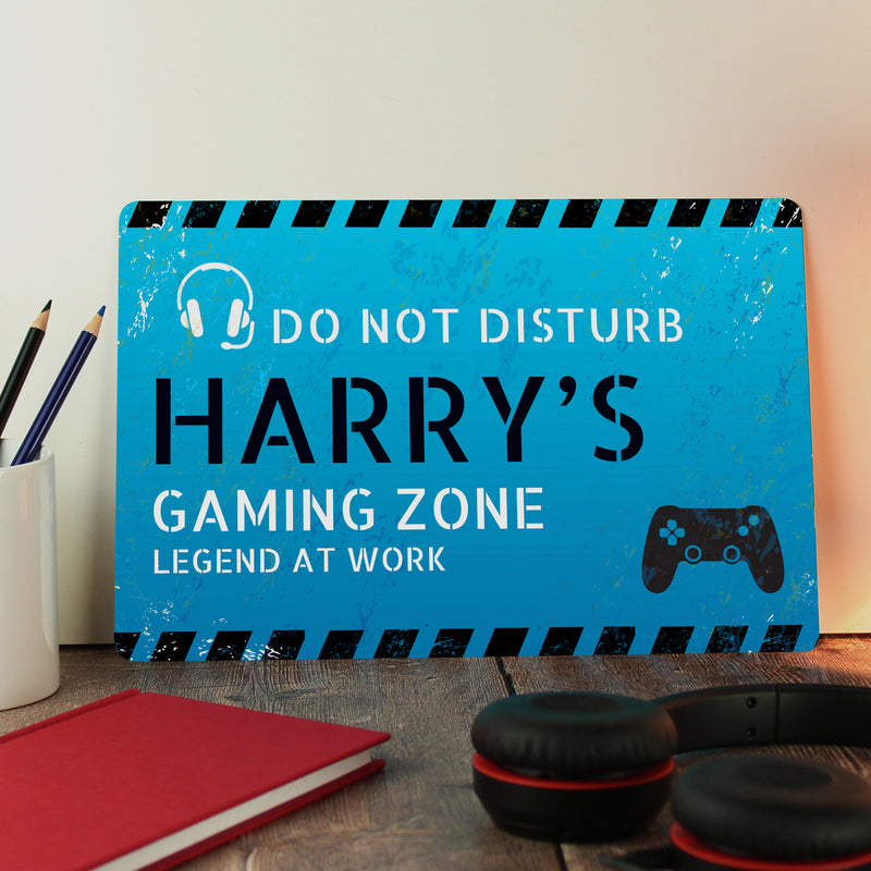 Personalised Gamer Do Not Disturb Sign: 3 - Signs & Plaques By Gift Moments