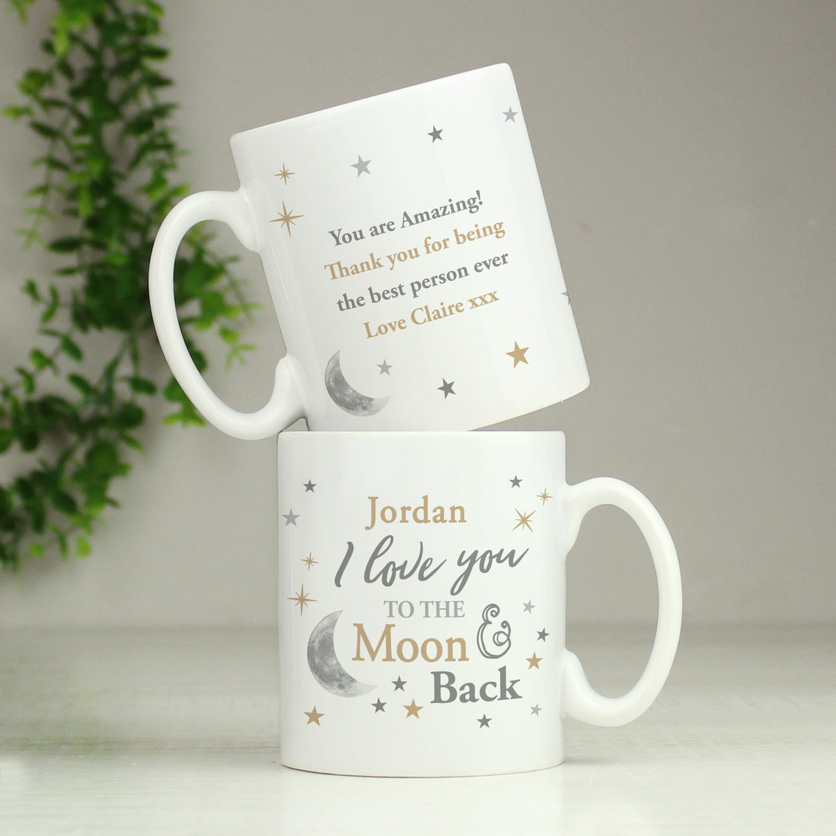 Personalised To the Moon and Back... Mug - Mugs at Gift Moments