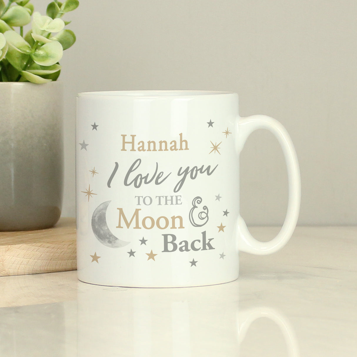 Personalised To the Moon and Back... Mug - Mugs at Gift Moments