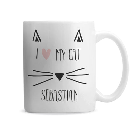 Personalised Cat Features Mug - Mugs at Gift Moments