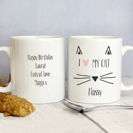 Personalised Cat Features Mug - Mugs at Gift Moments