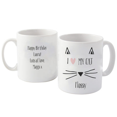 Personalised Cat Features Mug - Mugs at Gift Moments