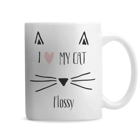 Personalised Cat Features Mug - Mugs at Gift Moments