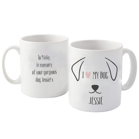 Personalised Dog Features Mug - Mugs at Gift Moments