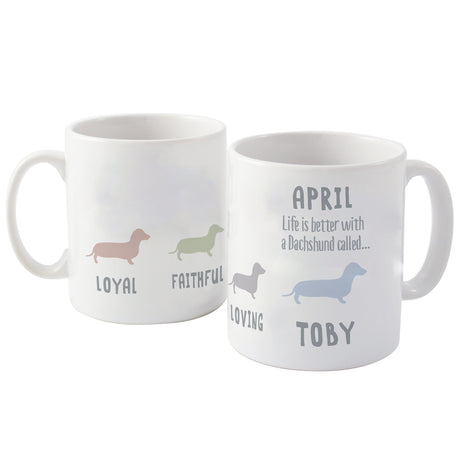 Personalised Dachshund Dog Breed Mug - Mugs at Gift Moments