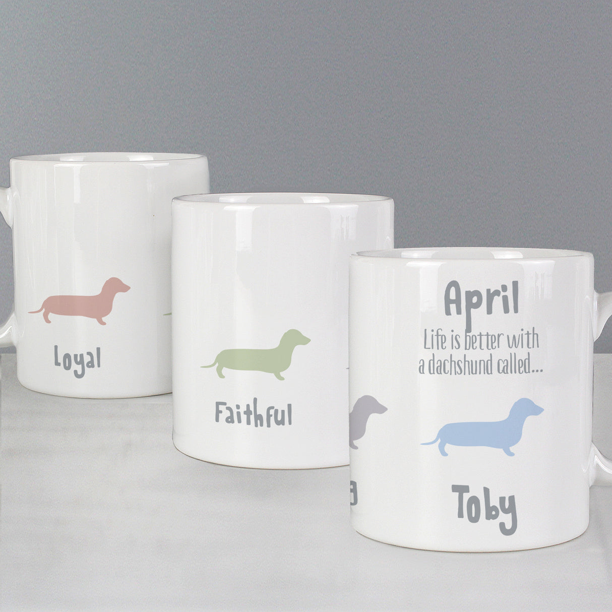 Personalised Dachshund Dog Breed Mug - Mugs at Gift Moments