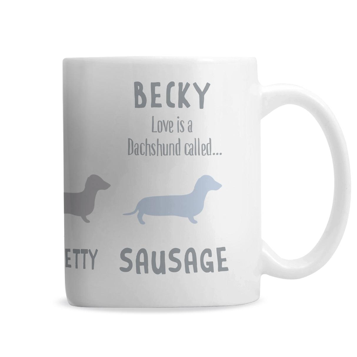 Personalised Dachshund Dog Breed Mug - Mugs at Gift Moments