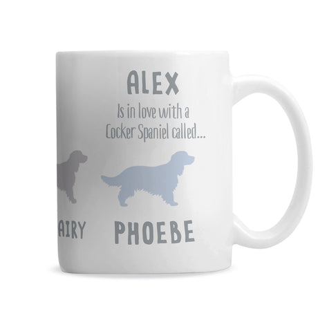 Personalised Cocker Spaniel Dog Breed Mug - Mugs at Gift Moments