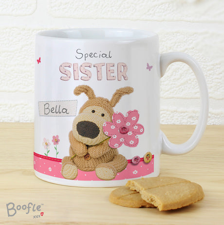 Personalised Boofle Flowers Mug - Mugs at Gift Moments