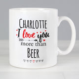 Personalised I Love You More Than... Mug Default Title - Mugs at Gift Moments