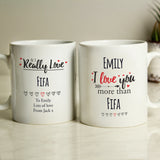 Personalised I Love You More Than... Mug - Mugs at Gift Moments